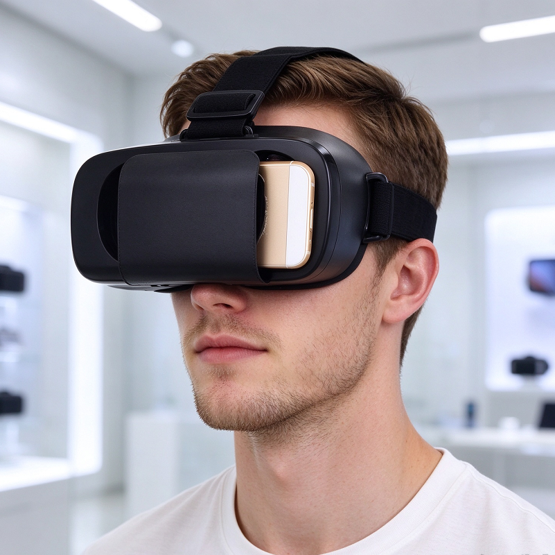 3D VR Virtual Reality Headset 3D Glasses VR BOX for 4.7"-6.1" Cellphones MINI