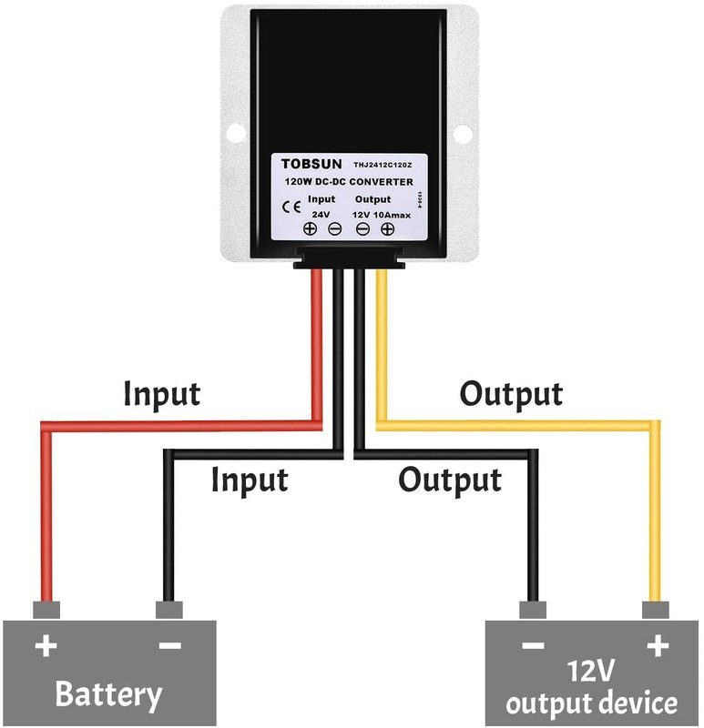 DC Converter Regulator 24V Step Down To 12V 20A 240W