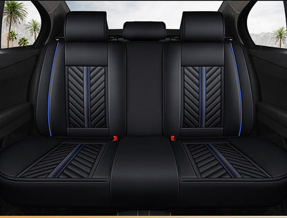 Car Seat Cover Faux Leather Cushion 5 Seater Full Set Front Rear Premium Quality