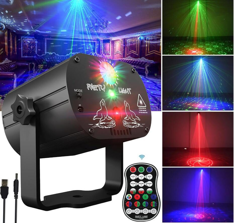 LED RGB Laser Party Light