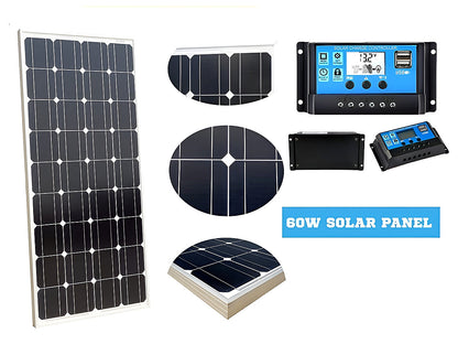 60W Solar Panel with Solar Controller