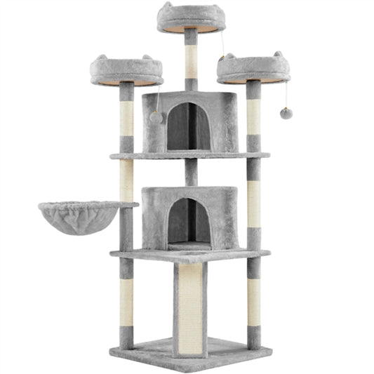 Large Cat Tree Big Cat House Plush Cat Tower