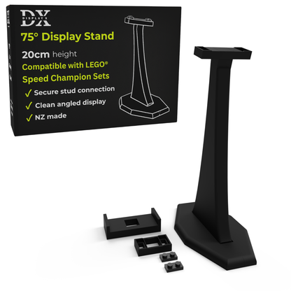 DisplayX 75°, 20cm Display Stand Compatible with LEGO® Speed Champion Sets