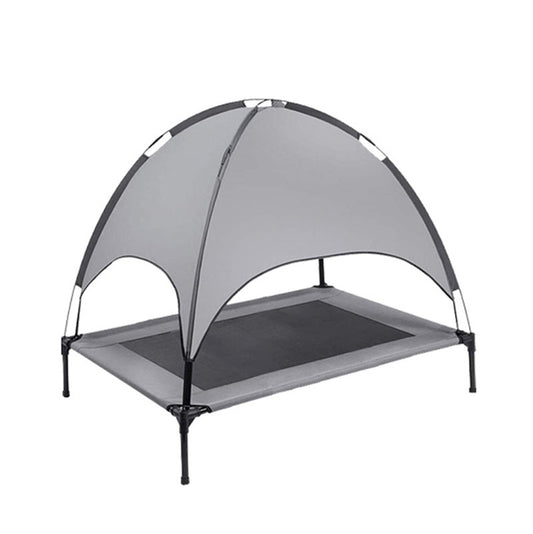 Elevated Pets Dogs Bed Raised Pet Cots Outdoor Camping Tent Sun Shade Canopy