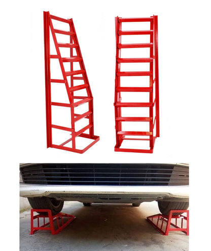 Car Ramps Pair 2000kg Ramp Red