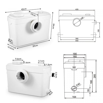 Macerator Pump Sewerage Pump 600W