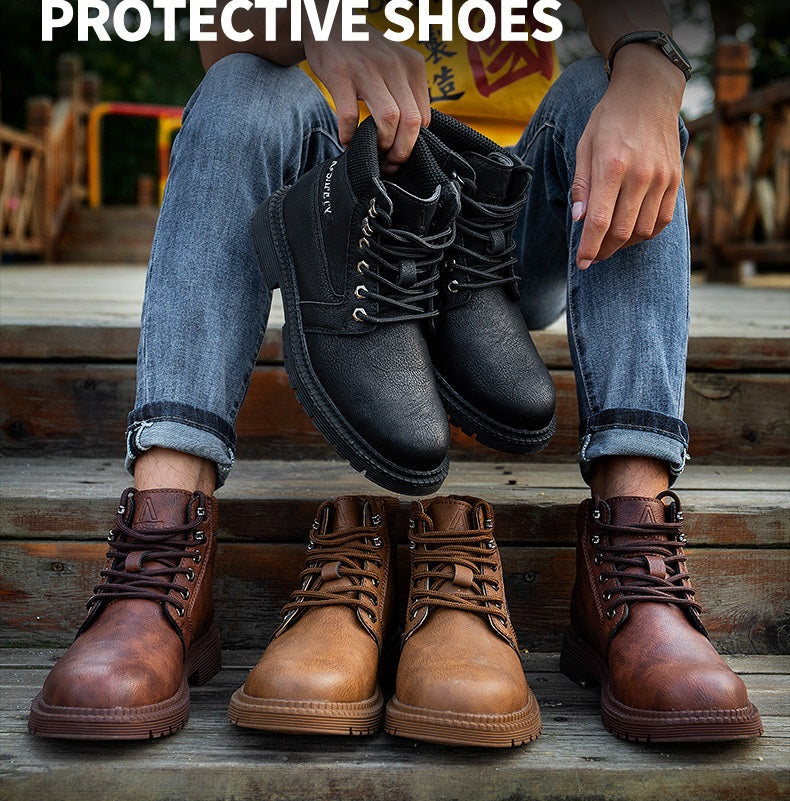 Men's Steel Toe Cap Work Shoes Safety Industrial Puncture Proof Construction 9-14