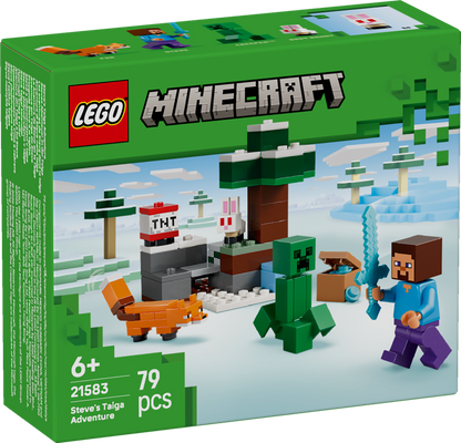 LEGO Minecraft: Steves Taiga Adventure (21583)