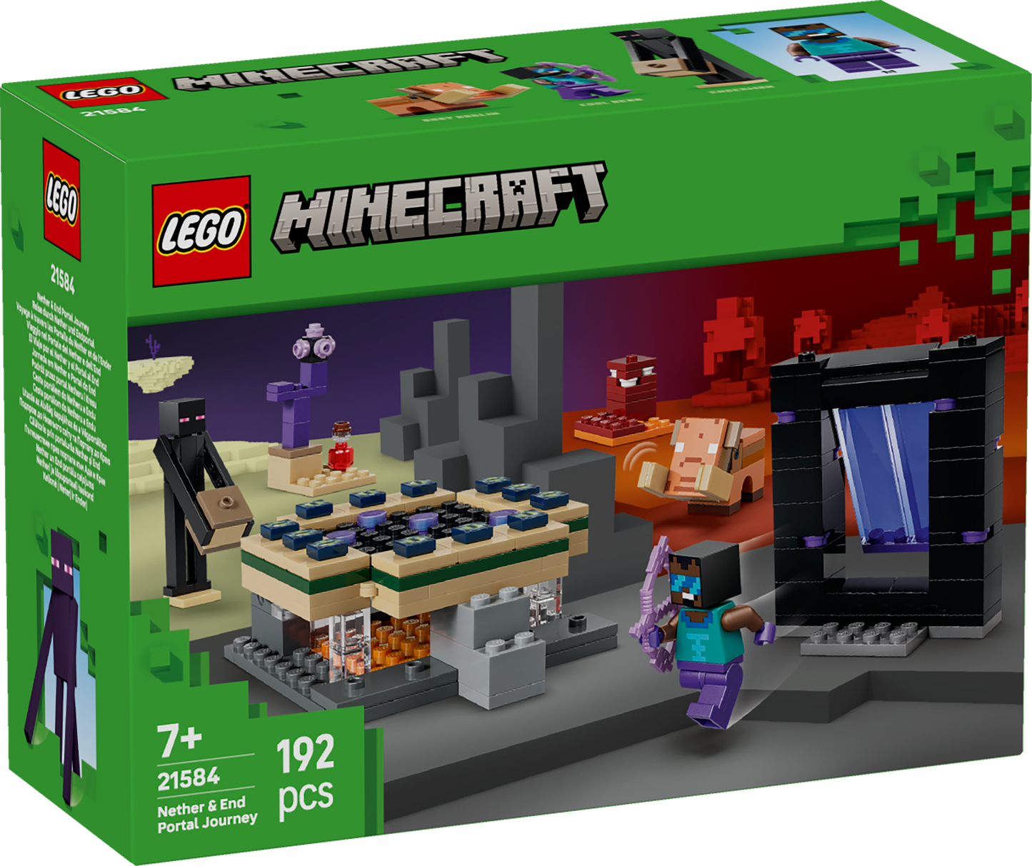 LEGO Minecraft: Nether & End Portal Journey (21584)