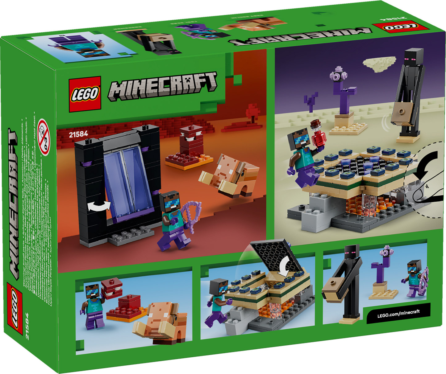 LEGO Minecraft: Nether & End Portal Journey (21584)