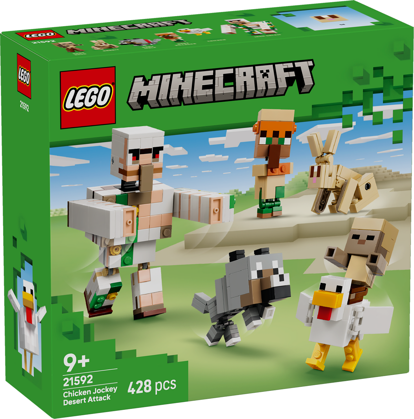 LEGO Minecraft: Chicken Jockey Desert Attack (21592)