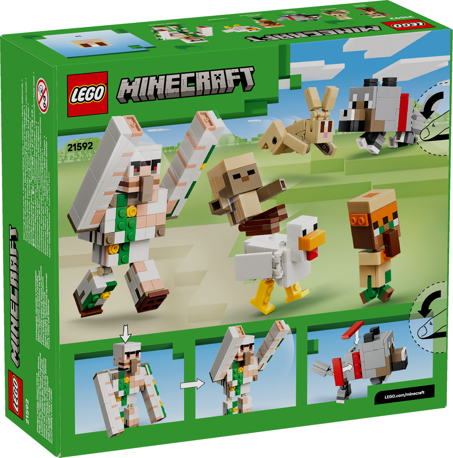 LEGO Minecraft: Chicken Jockey Desert Attack (21592)