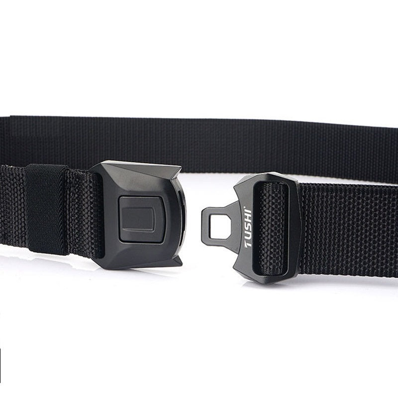 Tactical Belt Military Hiking Nylon Web Rigger Work Belts Heavy-Duty Quick-Relea