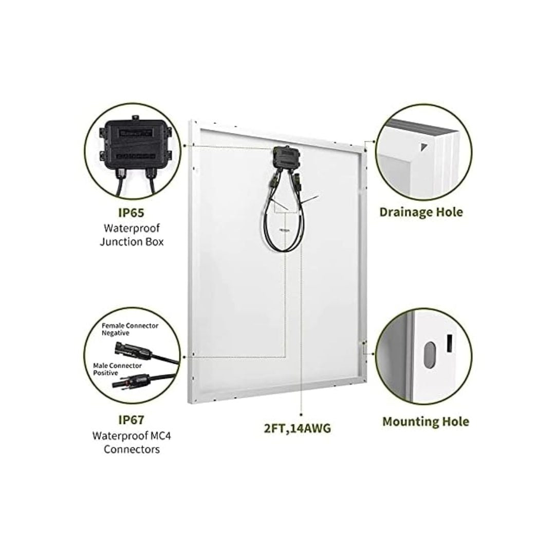 150W Solar Panel Combo