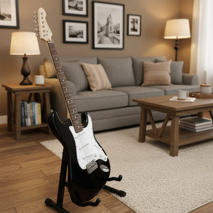 Electric Guitar, MS-100/BK, Glossy Black