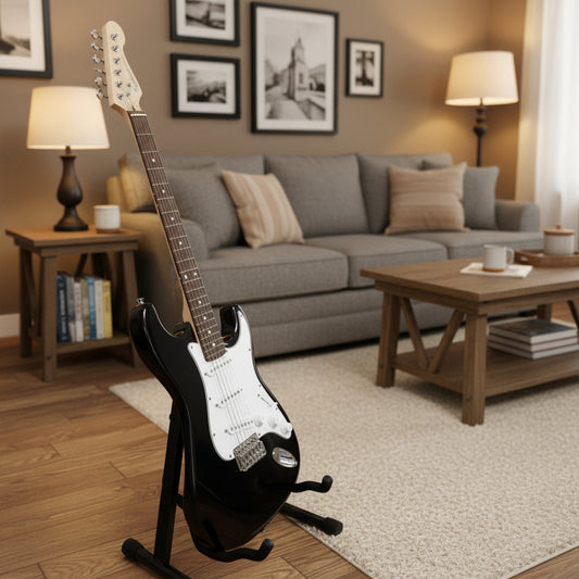 Electric Guitar, MS-100/BK, Glossy Black