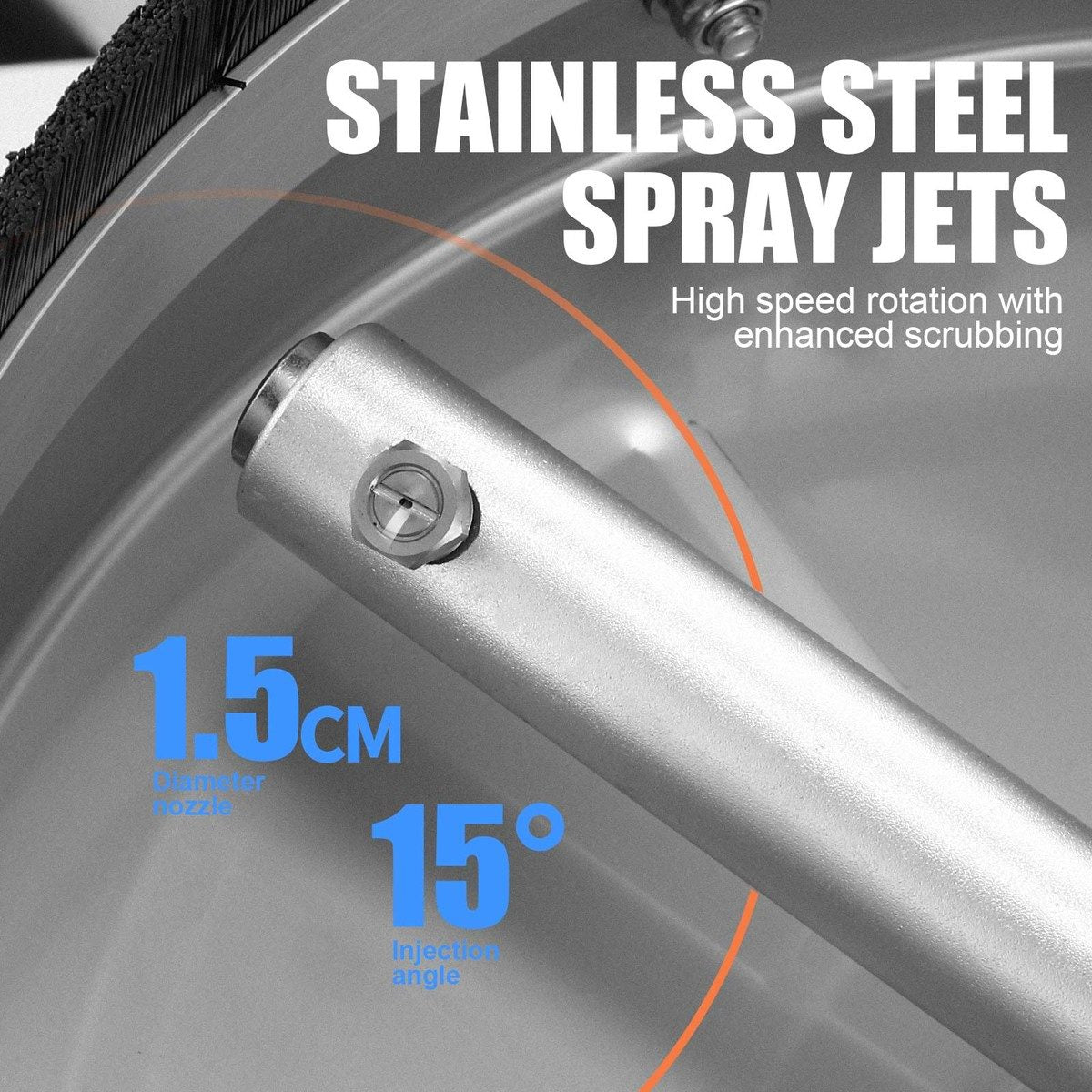 15" Pressure Washer Surface Cleaner