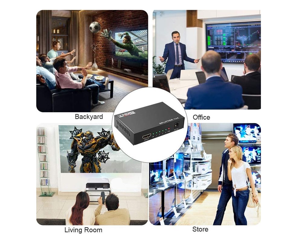 HDMI Splitter 1 in 4 Out