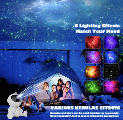 Astronaut Rocket Sky Night Light Projector Lamp