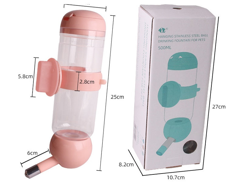 Pet Drinker Bottle Water Feeder 500ml