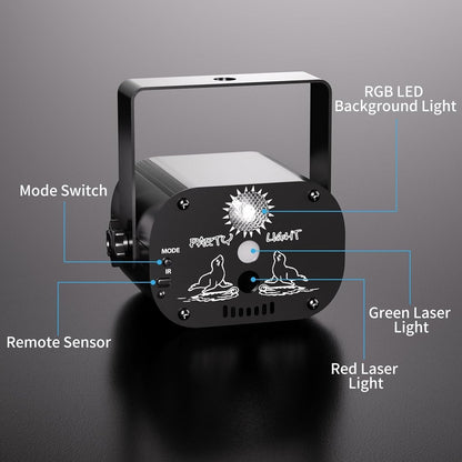 LED RGB Laser Party Light