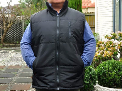 Vest Jacket Sleeveless Up to 7XL Warm Autumn Winter Zipper Medium Thick Top Coat