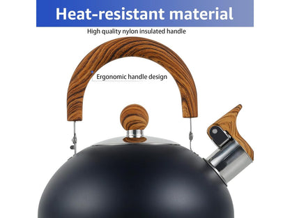 3L Smart Kettle Whistling Kettle(Stainless Steel)