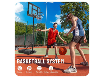 Basketball Hoop with stand height adjustable Hoop 3.05m