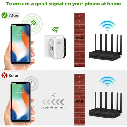 Wifi Repeater Wireless Extender Booster 300Mbps