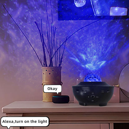 Mobie Star Projector LED Night Light with Music Speaker XK01