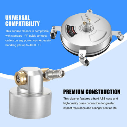 15" Pressure Washer Surface Cleaner