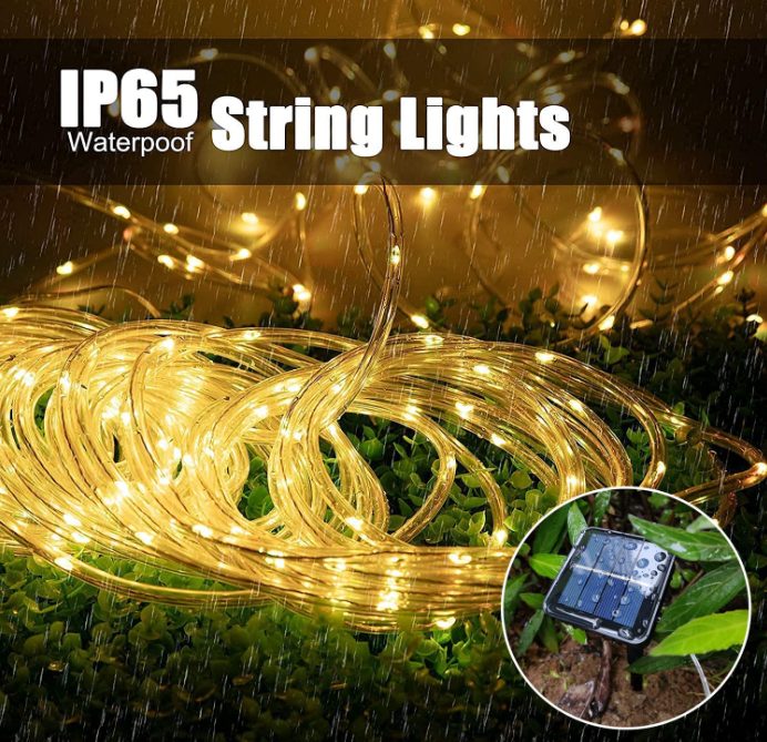 Outdoor Solar String Lights waterproof light 12M