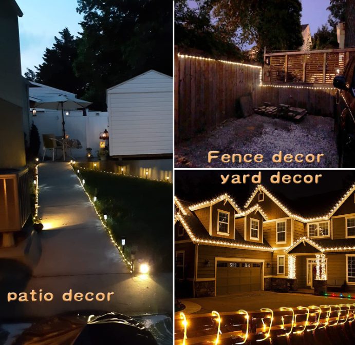 Outdoor Solar String Lights waterproof light 12M