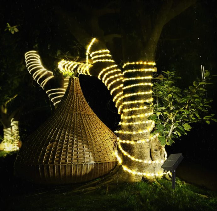 Outdoor Solar String Lights waterproof light 12M