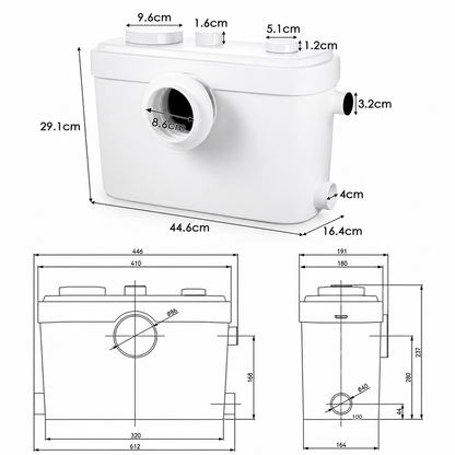 Macerator Pump Sewerage Pump 750W