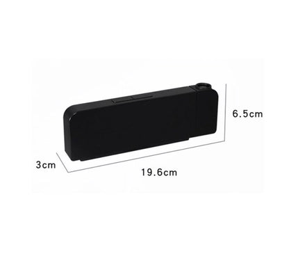 Led Digital Alarm Clock with Projection - Black