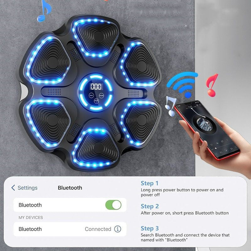 Music Boxing Sport Machine Toys for Kids Wall Mounted