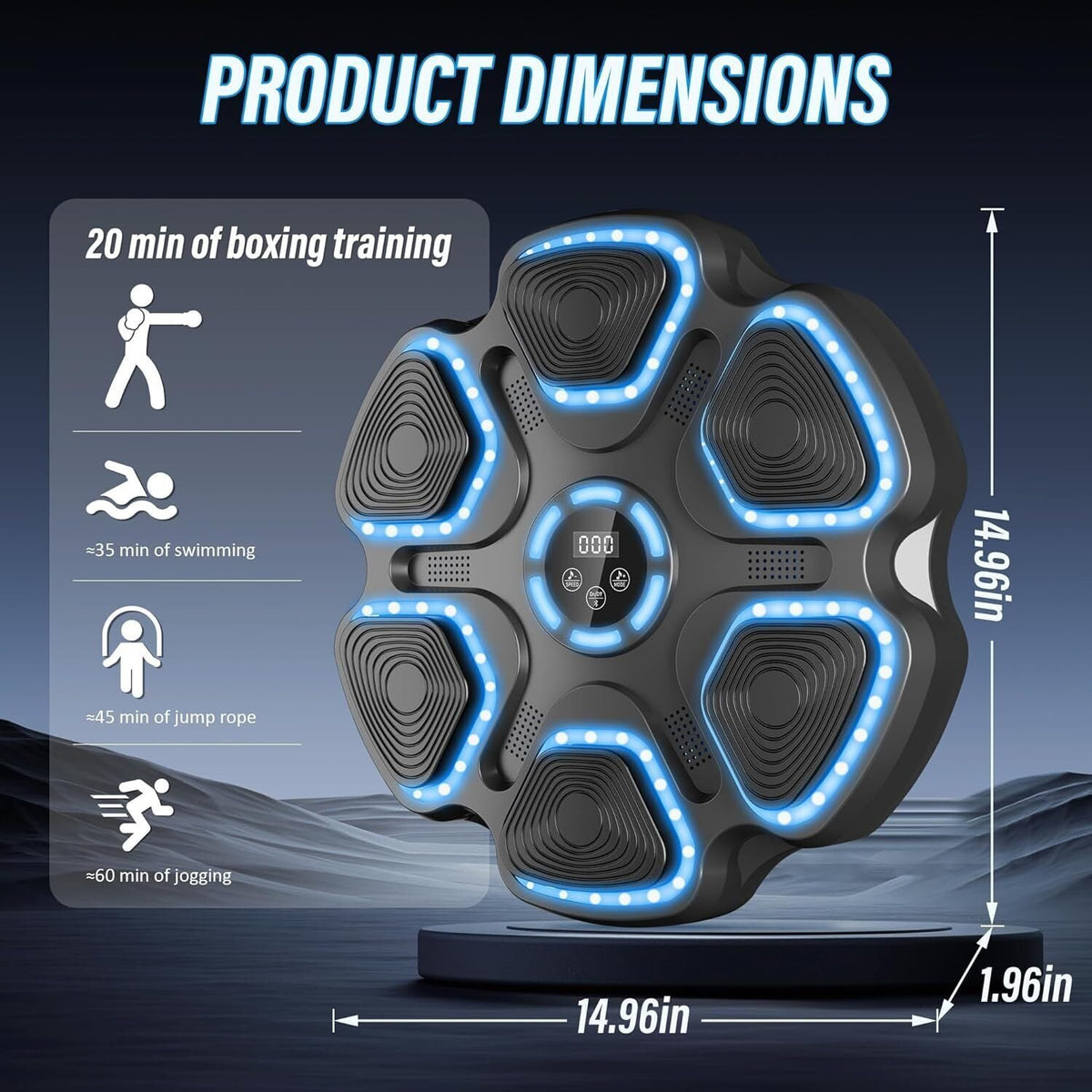 Music Boxing Sport Machine Toys for Kids Wall Mounted