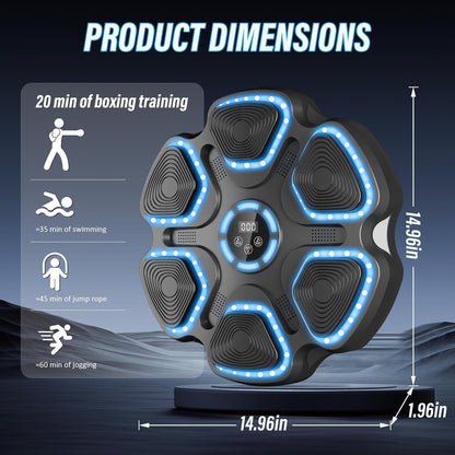 Music Boxing Sport Machine Toys for Kids Wall Mounted