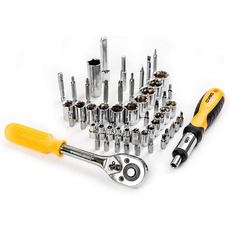 Toolbox with screwdrivers