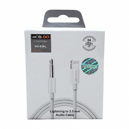 Lightning To 3.5mm Aux Audio Adapter Cable (GO63AT)