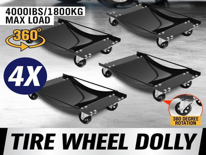 Heavy Duty Wheel Dolly (2 Pair-1800Kg)