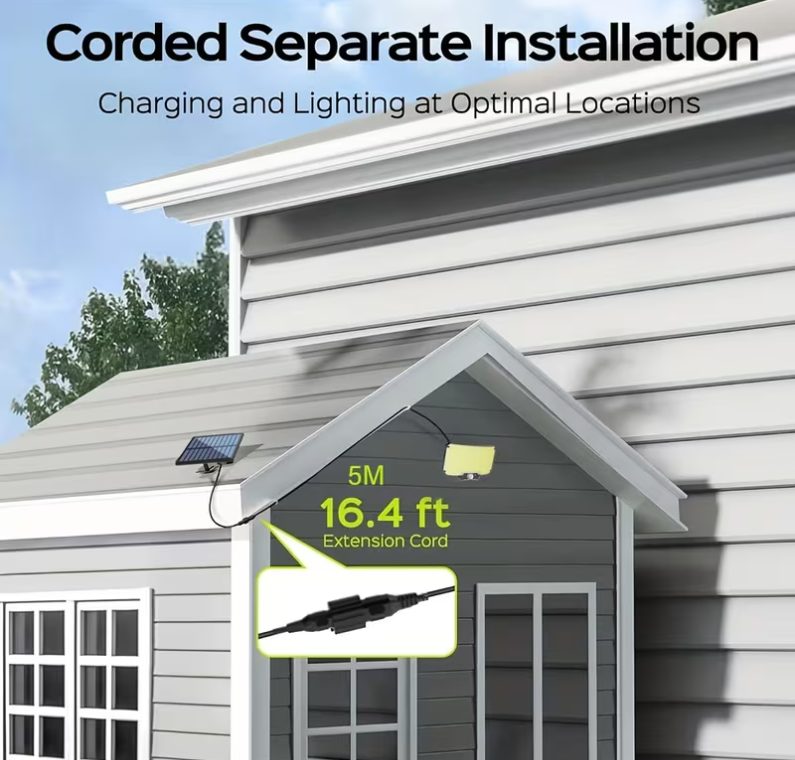Outdoor Solar Motion Sensor Light Waterproof