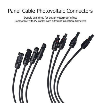 Solar Connectors 4 way MC4 Y Branch Parallel Adapter Cable