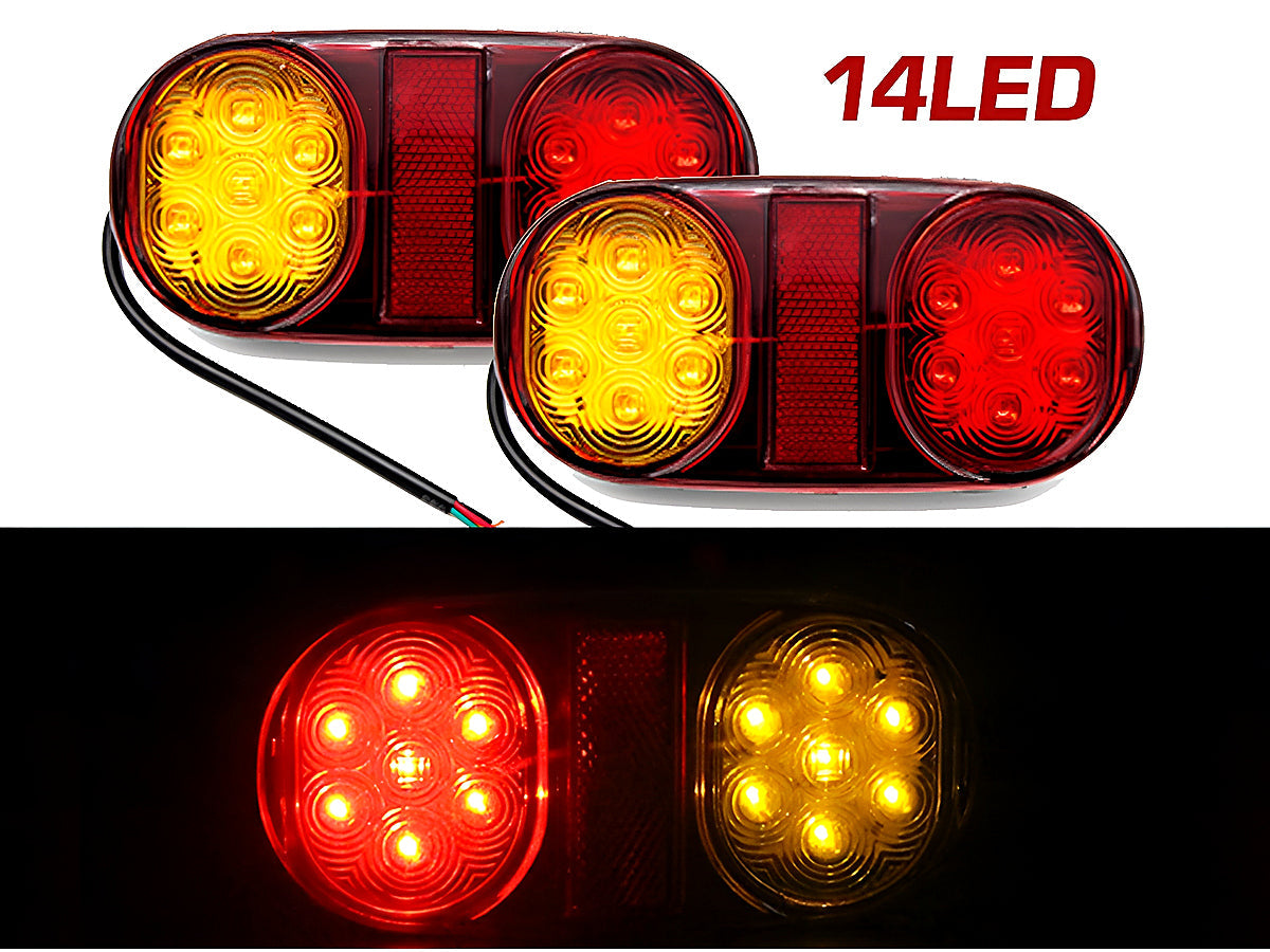 LED Trailer Tail Lights 12V