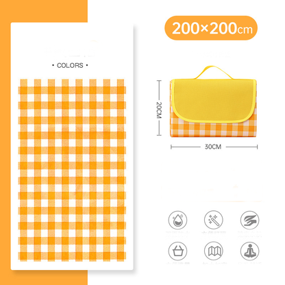 Waterproof Picnic Mat Blanket – 200 × 200 cm