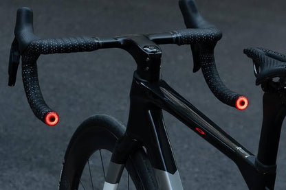 Smart Brake Handlebar plug End Light for Road Bike