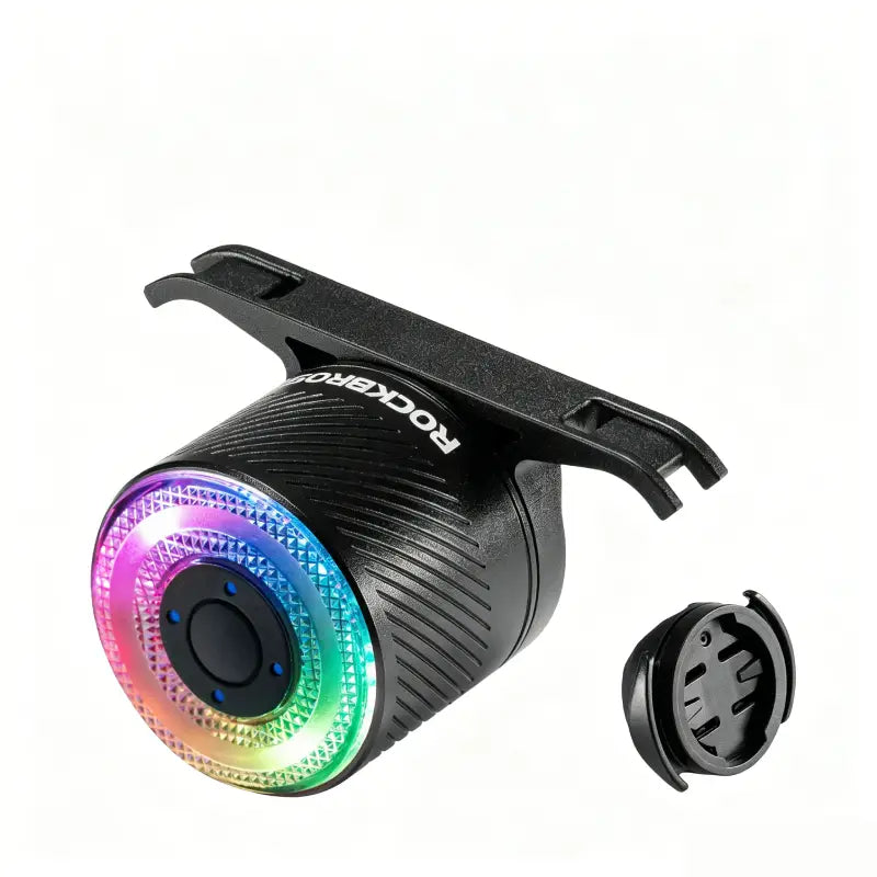 Bicycle Bike TailLight Waterproof Brake Sensing Rear RGB Light