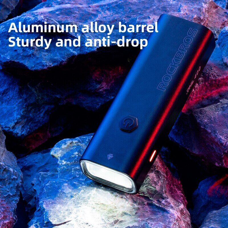 Bicycle Flashlight 600LM Rechargeable Waterproof Bike Handlebar Front Light
