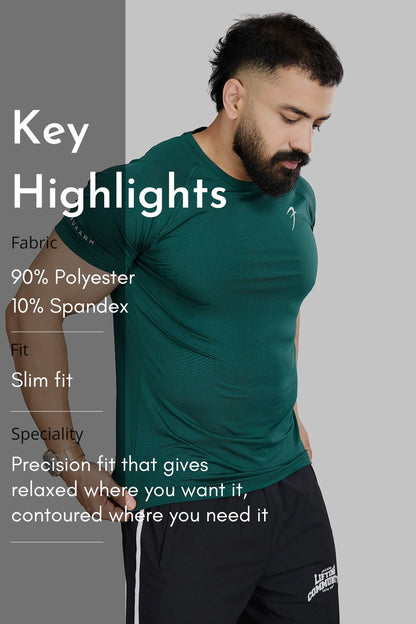 Urban T-shirt Emerald Green